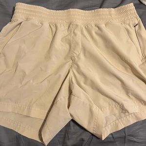 Old navy khaki work out shorts.